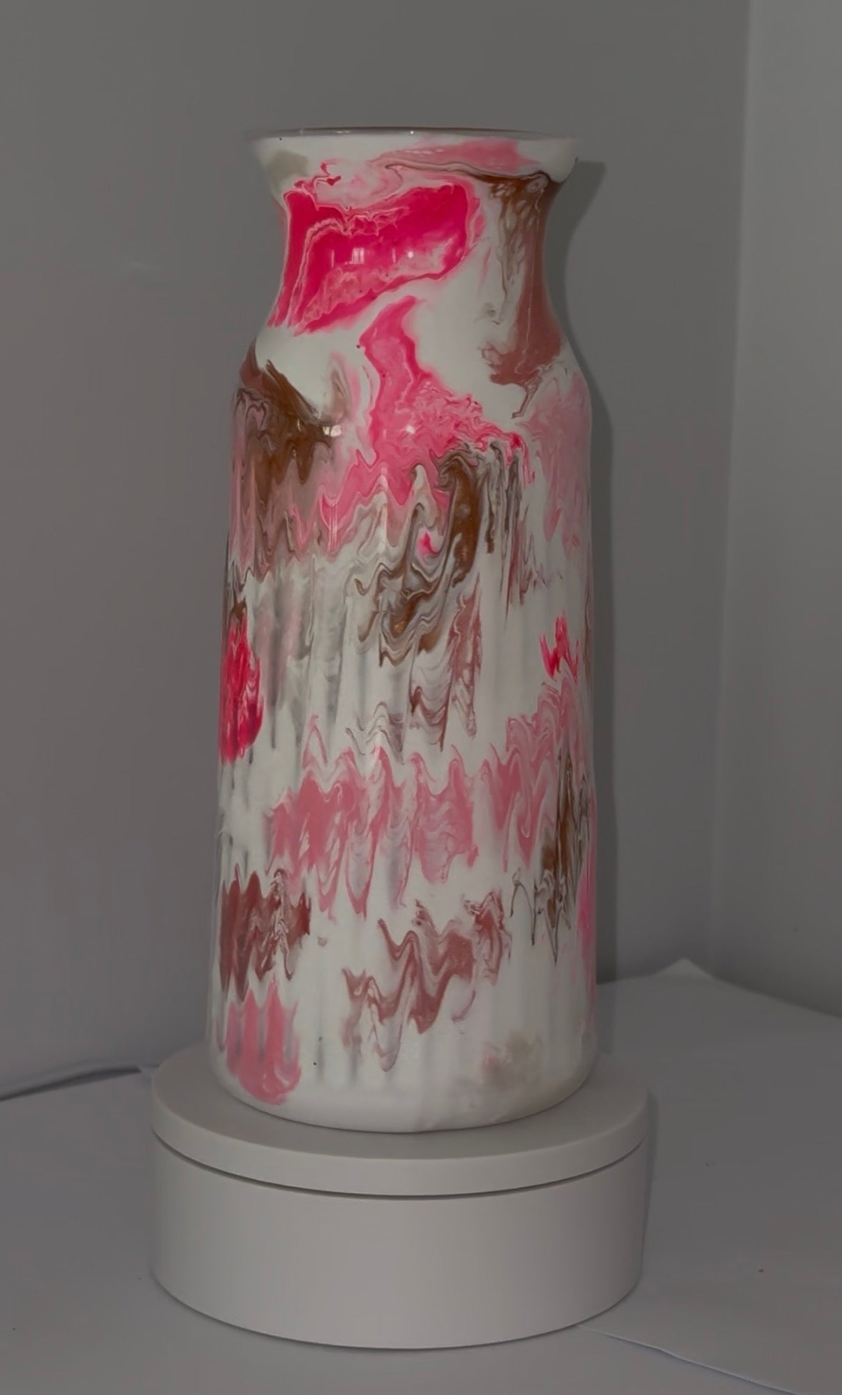 Pink vase