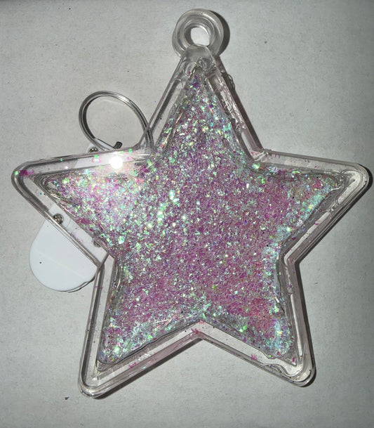 Light up snow globe bauble